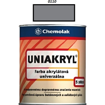 CHEMOLAK UNIAKRYL S2822 0110-šedá 0,75l