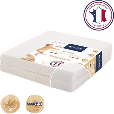 Candide Еко Сгъваем матрак с покритие от растителни фибри 60x120 (7См Дебелина) Candide