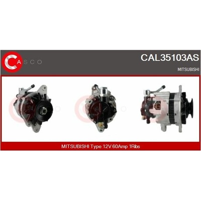 ALTERNATOR 12V 60A CAL35103AS