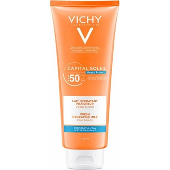 Vichy Слънцезащитно мляко за лице и тяло , VICHY Capital Soleil Beach Protect Multi Protection Milk SPF50 300ml