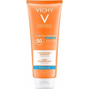 Vichy Слънцезащитно мляко за лице и тяло , VICHY Capital Soleil Beach Protect Multi Protection Milk SPF50 300ml