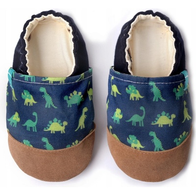 Detské papučky TITOT Dinosaury Navy Dino
