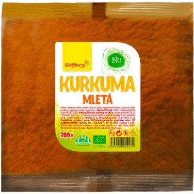 Wolfberry Kurkuma mletá BIO 200 g – Hledejceny.cz