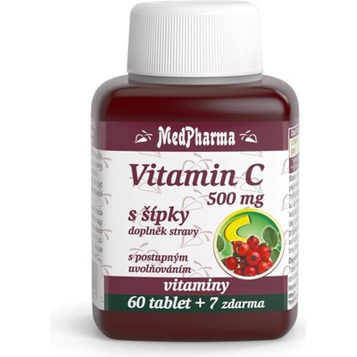 MedPharma Vitamin C 500 mg s šípky 67 tablet