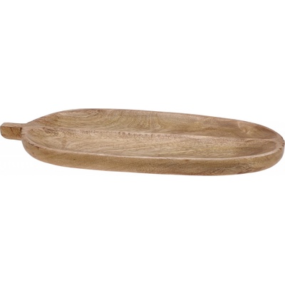 Home Styling Collection Servírovací deska ve tvaru listu mangové dřevo 40x18 cm