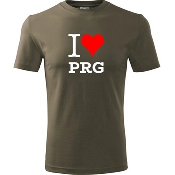 Army tričko I love PRG