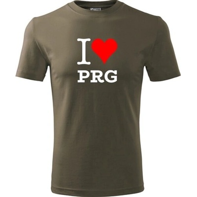 Army tričko I love PRG
