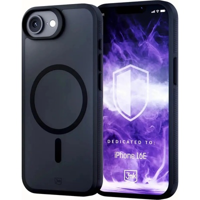 3mk Protection Калъф 3mk Smoke MagCase за Apple iPhone SE4/16E - черен мат (5903108641913)