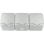 Meloplam КОНТАКТ ip44 ТРОЕН БЯЛ meloplam toni (3800218354066)