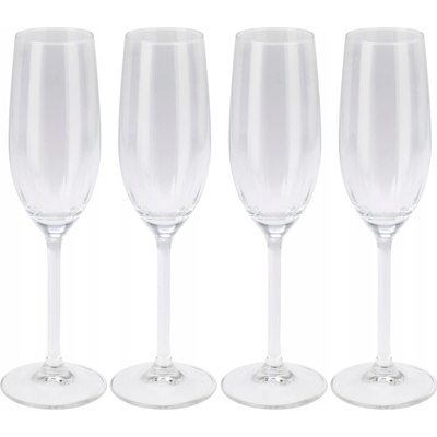 Excellent Skleničky na šampaňské Houseware bezbarvé 4 x 210 ml
