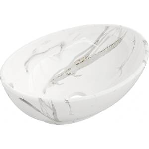Mexen Elza 40x33 cm white stone (21014082)