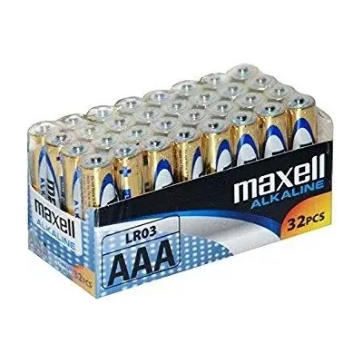 Maxell Алкални батерии MAXELL LR03 1, 5V AAA 32 бр. pack (ML-BA-LR03-32PK)