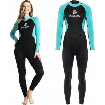 Dámský AQUASTIC Wavey LG WMNS 2 mm black/mint