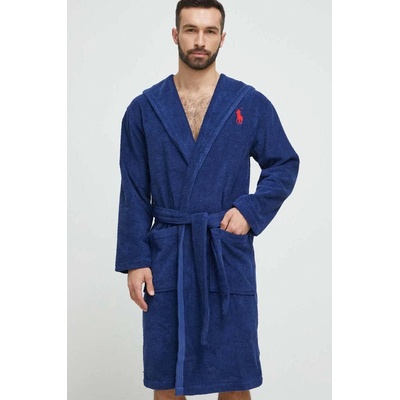 Ralph Lauren Памучен халат Polo Ralph Lauren в тъмносиньо (CLPLAYER)