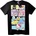 NOONEBRAND Тениска Hello Kitty & Приятели Комикс - M, Black