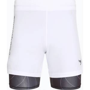 FUMETSU Мъжки шорти за тренировка FUMETSU Icon Dual Layer Fight white