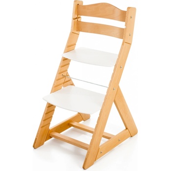 Hajdalánek Rostoucí židle Maja opěrka do kulata bílá / buk