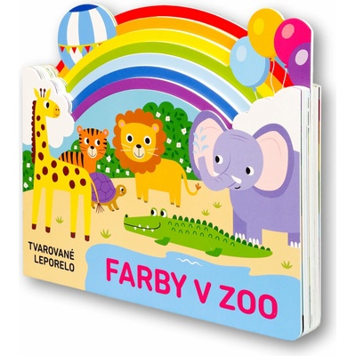 Farby v zoo -Tvarované leporelo