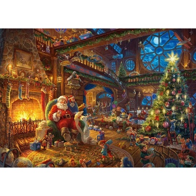 Schmidt Thomas Kinkade Santa Claus a jeho tajný priateľ 1000 dielov