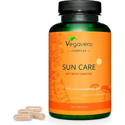 Vegavero Формула за равномерен тен + бета каротин 180 капсули | Vegavero (VV-VITA-168)