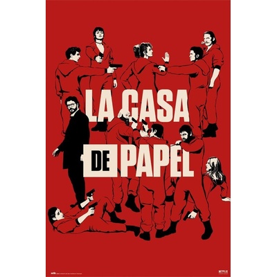 Plagát, Obraz - Money Heist (La Casa De Papel) - All Characters, 61 × 91.5 cm