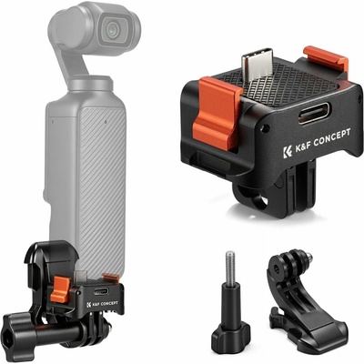 Adaptér Kf Quick Connect pro GoPro 1/4 USB-C nabíječka pro DJI Osmo Pocket 4 / Osmo Pocket 3 / Kf20.0018