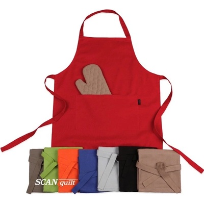 SCANquilt zástěra Color hnědá 60x80cm