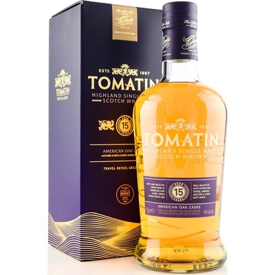 Tomatin American Oak Casks 15y 46% 0,7 l (karton)
