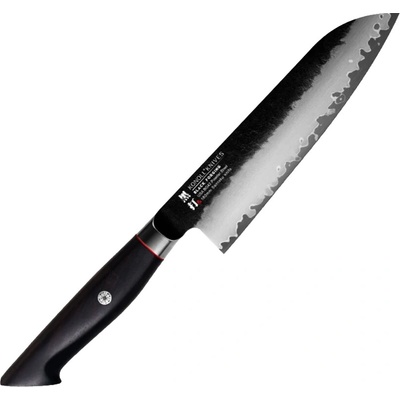 KONOLL kuchyňský nůž Santoku 180 mm Black Forging