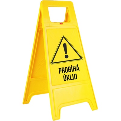 Traiva s.r.o. Výstražný stojan - áčko, Probíhá úklid Varianty: Výstražný stojan (áčko), Probíhá úklid, Kód: 09965