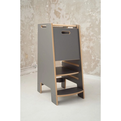 Tuptiwood NOWAY Učiaca veža Kitchen Helper sivá