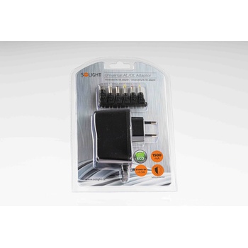 Solight univerzálny sieťový adaptér 2000mA, stabilizovaný, výmenné konektory DA27 - neoriginálne