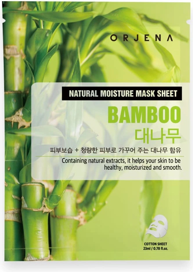 Orjena Natural Moisture Sheet Mask - Bamboo Маска за лице дамски 23ml
