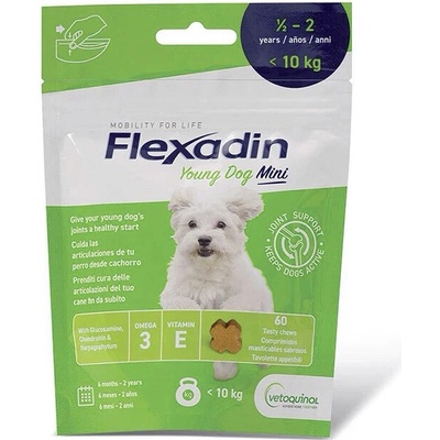Vetoquinol Flexadin Young Dog Mini 60 tbl