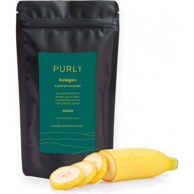 Purly Kloubní Kolagen banán 215 g