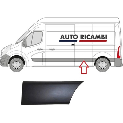 Ochranná lišta Renault Master od 2010 levá, za posuvnými dveřmi 768F20006R