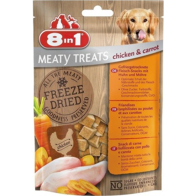 8 in 1 Pet Products GmbH 8in1 Meaty Treats FD Chicken & Carrots 50 g