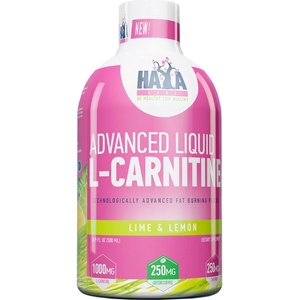 Haya Labs Advanced Liquid L-Carnitine [500 мл] Лимон и лайм