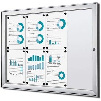 Showdown Displays Magnetická vitrína Economy, 8 x A4
