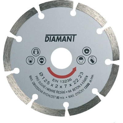 Den Braven Diamantový kotouč segmentový 180 mm 8117BD