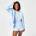USA Pro Дамски суичър USA Pro Oversized Hoodie Womens - Blue Marl