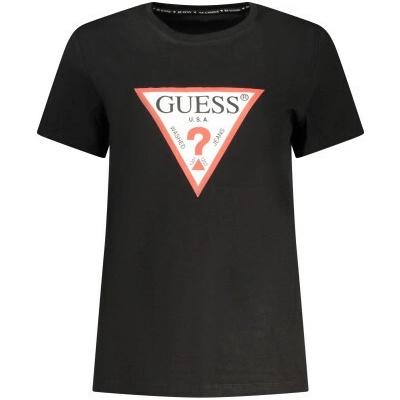 Guess Jeans dámské tričko s krátkým rukávem Black