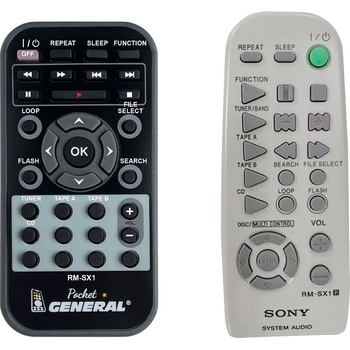 GENERAL Sony rm-sx1 - дистанционно управление дубликат (rm-sx1)