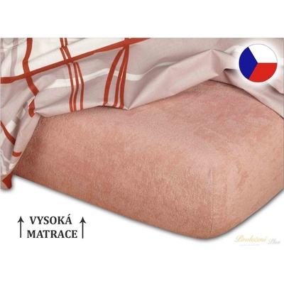 Dadka Froté prostěradlo béžové 90x200x25