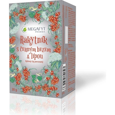 MEGA Rakytník+černý bez+lípa 20 x 1,5 g