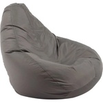 Pufrelax Пуф круша, 220л. , Nirvana Hobbit - Panama Grey, водоустойчив, Перящ се калъф, Пълнеж от Полистиролни перли (PUF-G-NH-PEX-GRE)