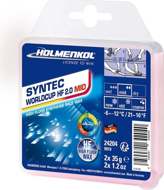 Holmenkol Syntec WorldCup HF 2.0 MID 2x35 g - Heureka.cz