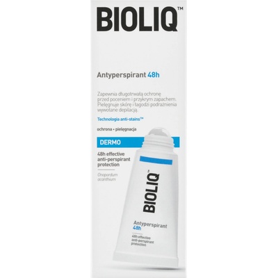 Bioliq Dermo roll-on pro citlivou a depilovanou pokožku 48h Effective Anti-Perspirant Protection(Onopordum Acanthium) 50 ml