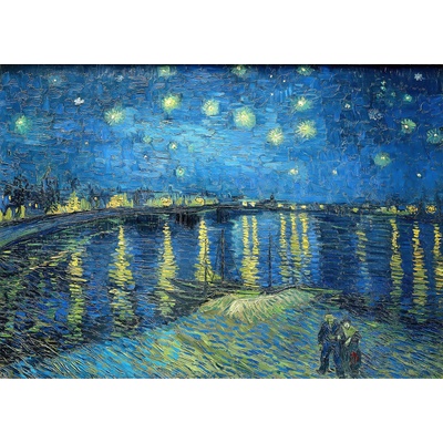 Enjoy - Puzzle Vincent Van Gogh: Starry Night Over Rhone - 1 000 piese