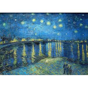 Enjoy - Puzzle Vincent Van Gogh: Starry Night Over Rhone - 1 000 piese
